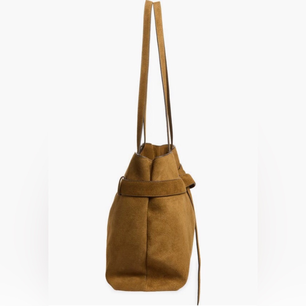 NEW $498 rag & bone Large Lexington Suede Tote in Golden Brown! - Picture 5 of 13